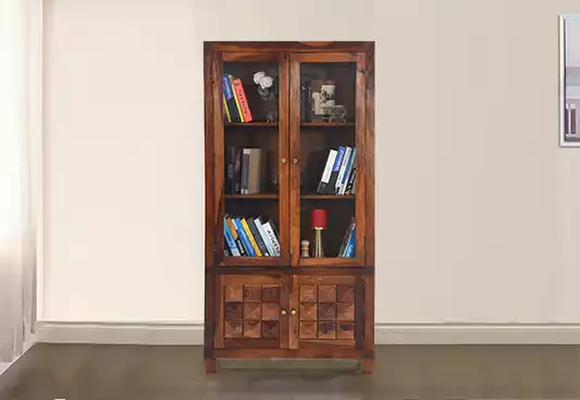 Royaloak Chola Wooden Bookshelf