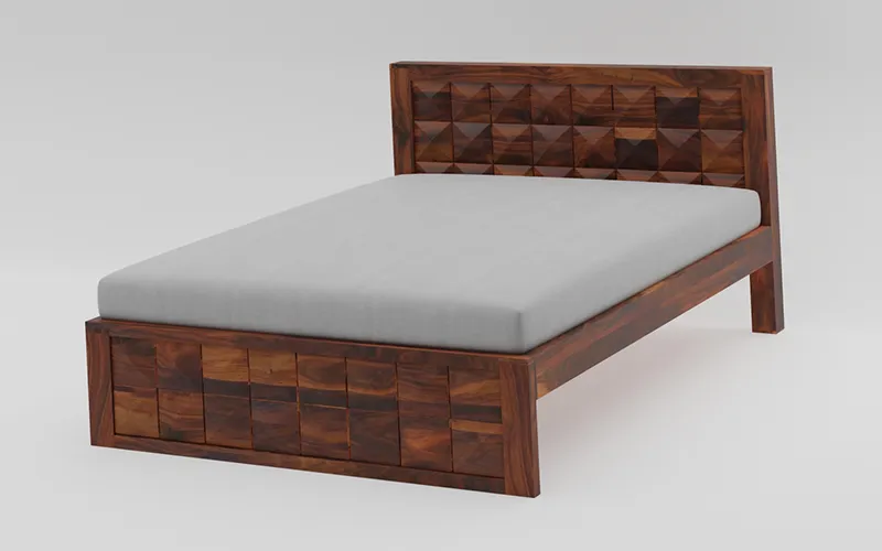 king size bed without storage