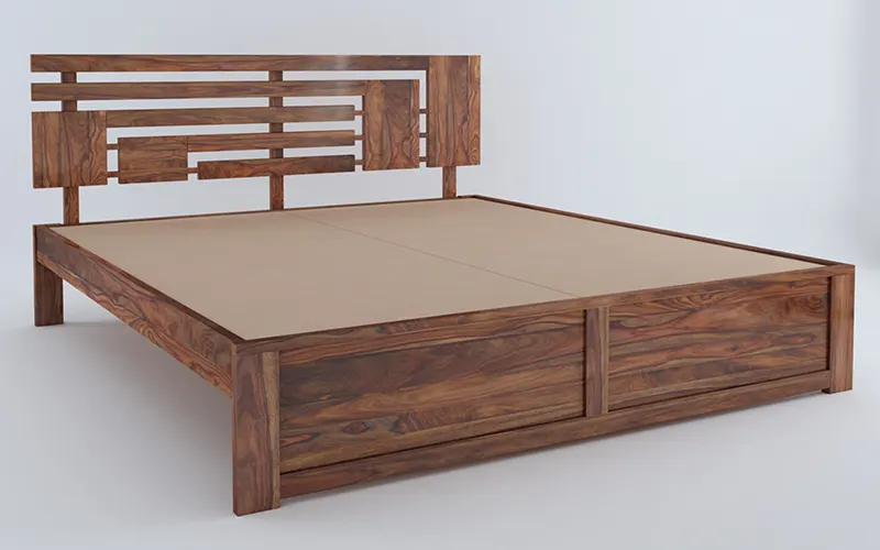 Sheesham wooden bed online