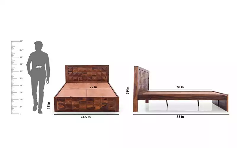 wooden cot designs