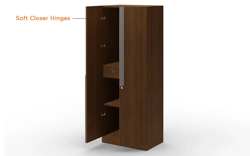 wardrobe design with dressing table