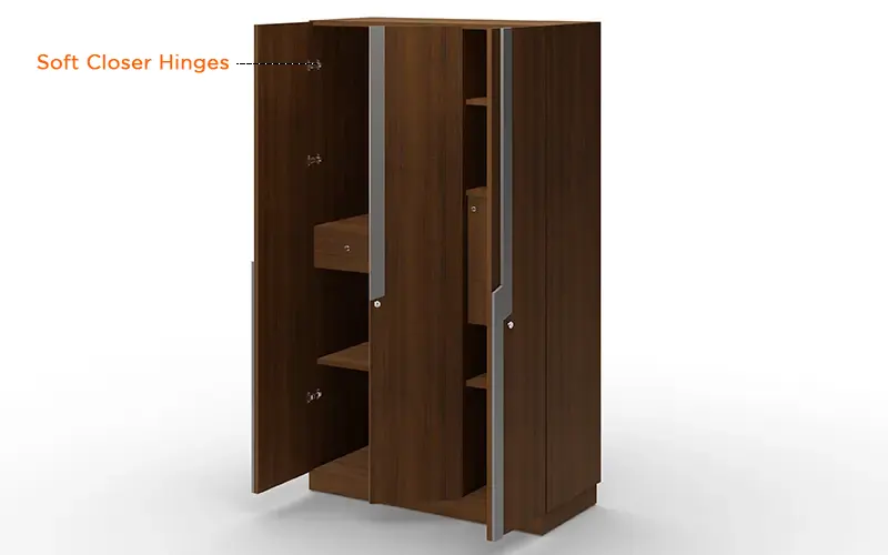 wardrobe design with dressing table